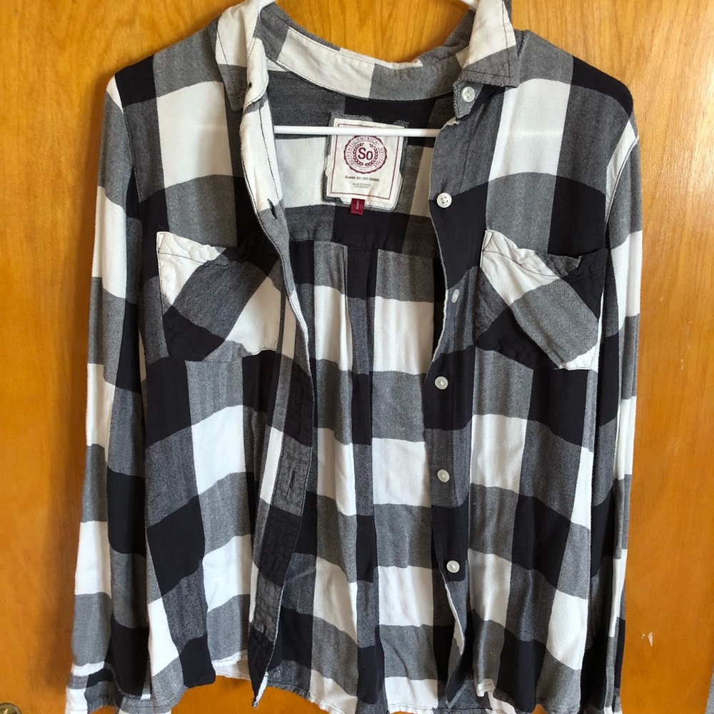 Black and White Flannel